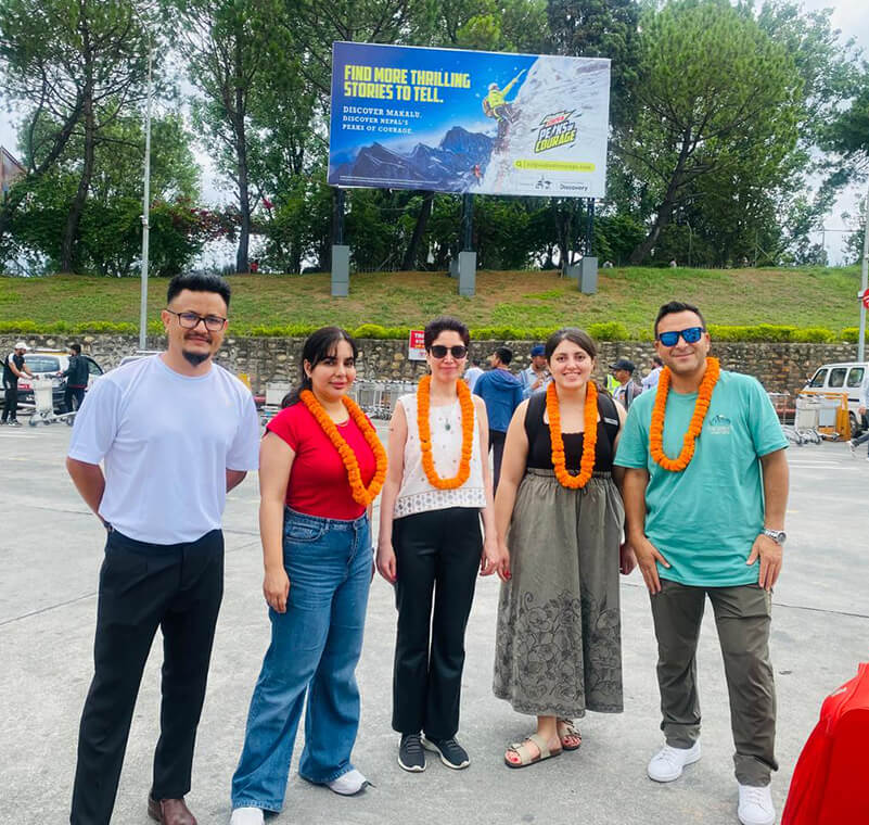 Welcoming the Iran Team to Nepal