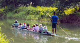 Canoeing on the Rapti River