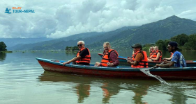 Boating at Phewa Lake