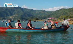 boating on Phewa Lake