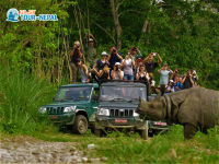 jeep safari in Chitwan National Park