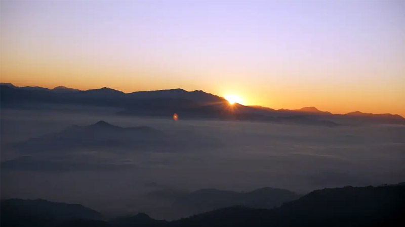 Best Sunrise View in Nagarkot