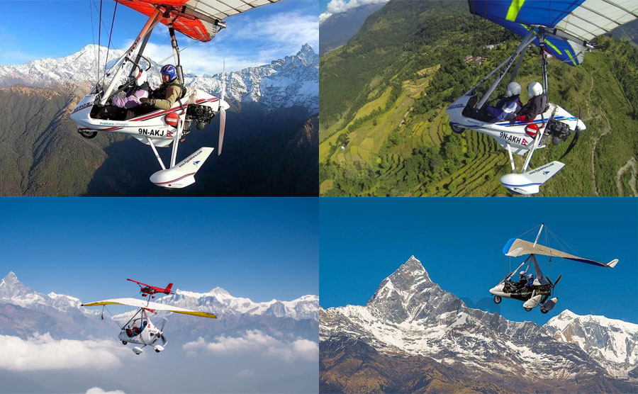 Ultra Light Flight Pokhara Nepal